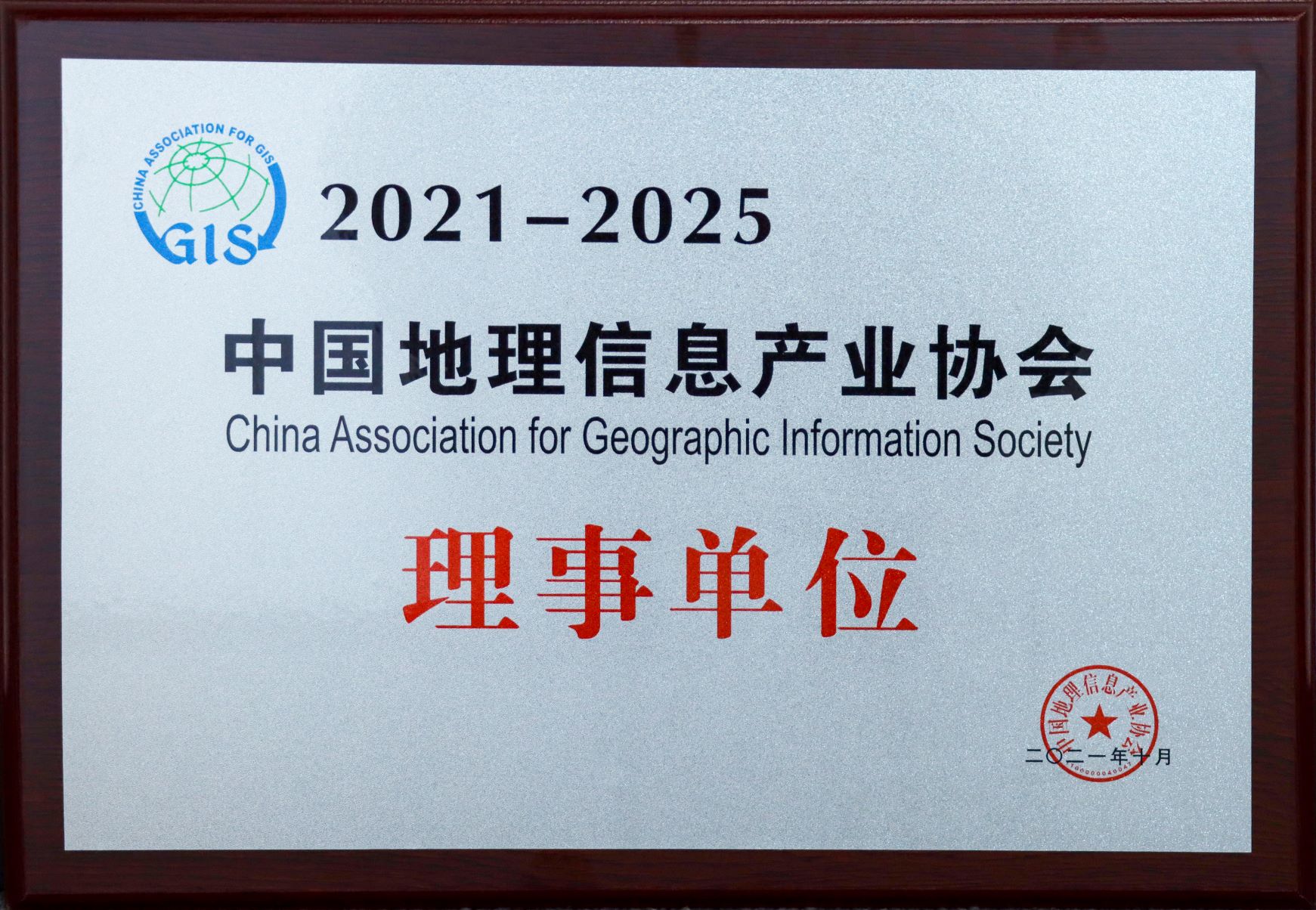 大有时空当选中国地理信息产业协会理事单位